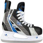 Nijdam IJshockeyschaats - Polyester - Deluxe - Zwart/Zilver, Ophalen of Verzenden, Nieuw, Nijdam