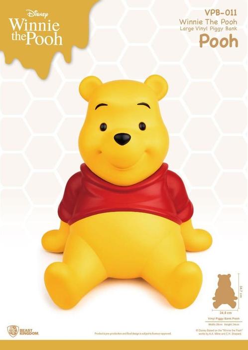 Winnie The Pooh Piggy Vinyl Bank Winnie 35 cm, Verzamelen, Disney, Nieuw, Ophalen of Verzenden