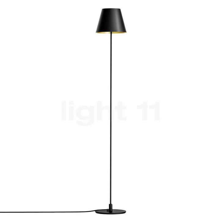Bega 51179 - Studio Line Vloerlamp LED, zwart/messing mat -, Huis en Inrichting, Lampen | Vloerlampen, Nieuw, Verzenden