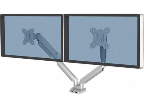 Fellowes 8056501 - Monitorarm - 2 Schermen - Gasveer - USB -, Computers en Software, Monitoren, Zo goed als nieuw, Verzenden