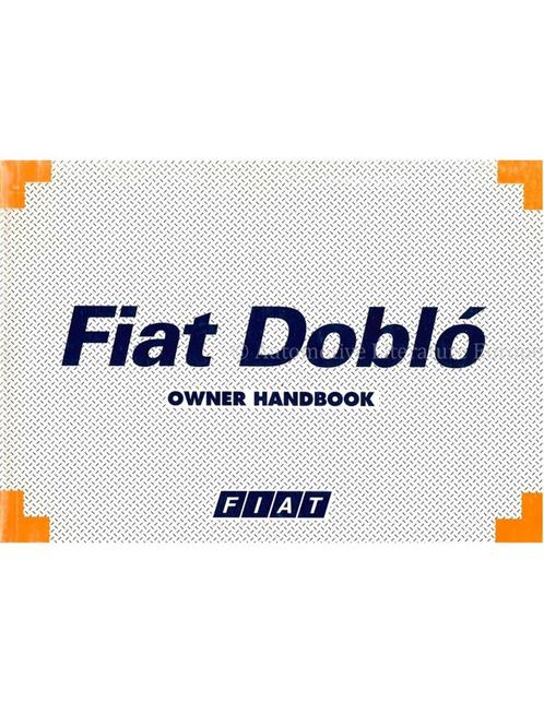 2002 FIAT DOBLO INSTRUCTIEBOEKJE ENGELS, Auto diversen, Handleidingen en Instructieboekjes