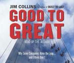 Good To Great AUDIO CD x5 9781856868631 Jim Collins, Gelezen, Jim Collins, Instaread, Verzenden