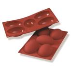 Siliconen Bakvorm Half Ei 102x73x36mm (5), Verzenden, Nieuw