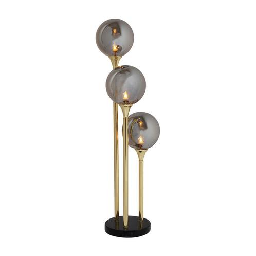 *WOONWINKEL* Kare Design Al Capone Gouden Tafellamp Met Glas, Huis en Inrichting, Lampen | Tafellampen, Nieuw, Verzenden