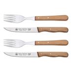 RÖR Solingen Steakmes - Vespermes - Gekarteld - Set met V.., Ophalen of Verzenden, Nieuw