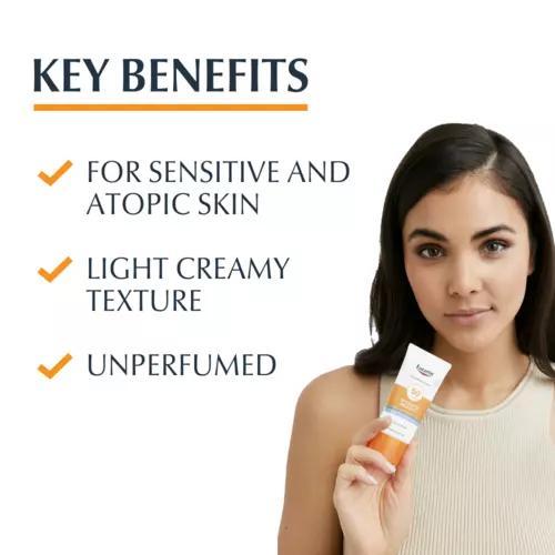 Eucerin Sun Sensitive Protect Crème SPF50+ (Zonnebrand), Sieraden, Tassen en Uiterlijk, Uiterlijk | Lichaamsverzorging, Nieuw