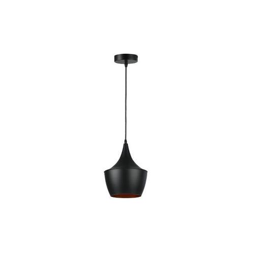 Hanglamp | Elysium | 1-lichts | Zwart, Huis en Inrichting, Lampen | Hanglampen, 50 tot 75 cm, Nieuw, Hout, Metaal, Ophalen of Verzenden