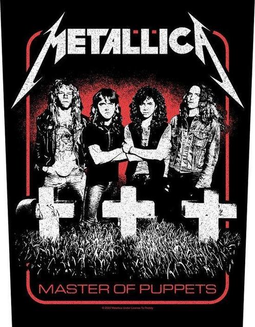 Metallica Master of Puppets Band Backpatch off. merchandise, Verzamelen, Muziek, Artiesten en Beroemdheden, Kleding, Nieuw, Ophalen of Verzenden