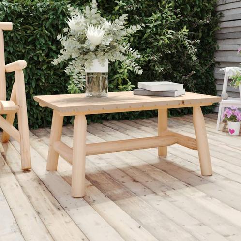 vidaXL Salontafel 90x50x41 cm massief vurenhout, Tuin en Terras, Tuinsets en Loungesets, Nieuw, Hout, Verzenden