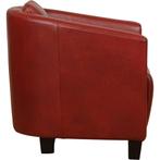 Leren fauteuil Press - Granada Rouge (rood) - Poten hout br, Huis en Inrichting, Fauteuils, Leren fauteuil Press - Granada Rouge (rood) - Poten hout bruin past perfect in uw interieur als u woonstijl: Eigentijds, Klassiek, Retro, Romantisch, Vintage is.