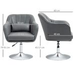 TRUUSK Fauteuil Loungefauteuil Met Armleuning, Lendenkussen,, Verzenden, Nieuw