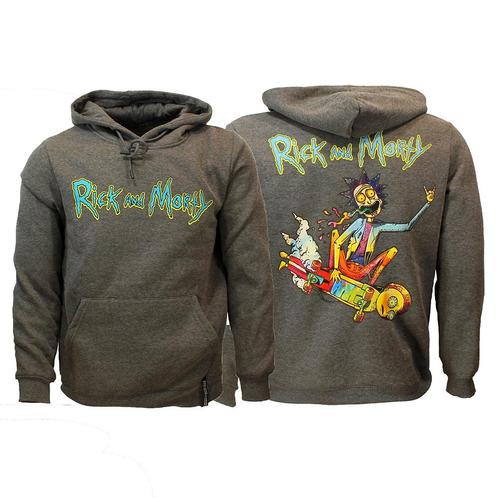 Rick & Morty Acid Rick Hoodie Trui Sweater Anthracite -, Kleding | Heren, Truien en Vesten, Verzenden