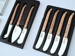 Laguiole - 4x Butter 3x Cheese - Knives - Oak Wood - style