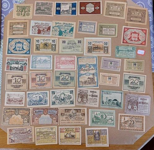 Oostenrijk. - 180 Notgeldscheine Heller - 1920s (Zonder, Postzegels en Munten, Munten | Nederland