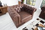Fauteuil Chesterfield Vintage Bruin - 37200