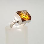 Zilver, Art Deco, Amber - Ring