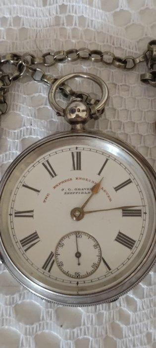 J.G. Graves - pocket watch - 1900-1949, Sieraden, Tassen en Uiterlijk, Horloges | Heren