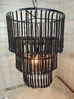 Onbekend - Een extreem groot ketting en hout hanglamp - Lamp