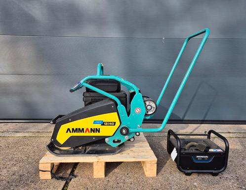 AKTIE elektrische trilplaat AMMANN eAPF 12/40 complete set, Zakelijke goederen, Machines en Bouw | Tuin, Park en Bosbouw, Grondbewerking
