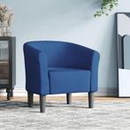 vidaXL Kuipstoel stof blauw, Verzenden, Nieuw