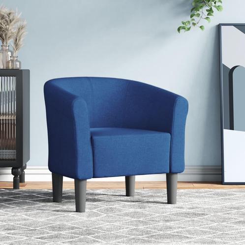 vidaXL Kuipstoel stof blauw, Huis en Inrichting, Fauteuils, Nieuw, Verzenden