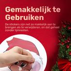 Giftmas Kerst Raamstickers – Raamstickers – Kerst Stickers –, Huis en Inrichting, Woonaccessoires | Overige, Verzenden, Nieuw