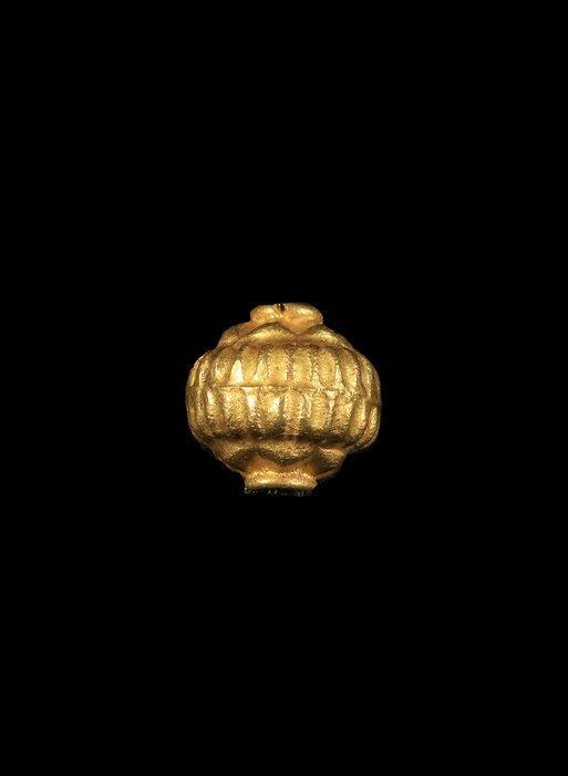 West-Aziatisch Goud Repoussé kraal (Zonder Minimumprijs), Antiek en Kunst, Antiek | Overige Antiek