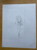 Kuijpers, Henk - Originele schets van zeefdruk Harleys Café, Nieuw