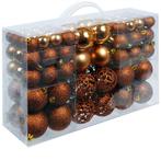 Kerstboomballen kunststof kleur Brons set van 100 stuks, Diversen, Kerst, Verzenden, Nieuw