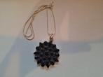Zonder Minimumprijs - Halsketting Zilver Onyx - Onyx ketting, Sieraden, Tassen en Uiterlijk, Kettingen, Nieuw