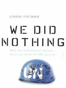 We did nothing: why the truth doesnt always come out when, Boeken, Taal | Engels, Gelezen, Verzenden