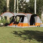 vidaXL Tunneltent 5-persoons waterdicht grijs en oranje, Caravans en Kamperen, Verzenden, Nieuw, Tot en met 2