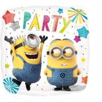 Minions Helium Ballon Party Vierkant 43cm leeg, Hobby en Vrije tijd, Feestartikelen, Verzenden, Nieuw