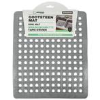 Benson Vierkante gootsteenmat - PVC - 25 x 29 cm - Grijs..., Huis en Inrichting, Keuken | Keukenbenodigdheden, Ophalen of Verzenden