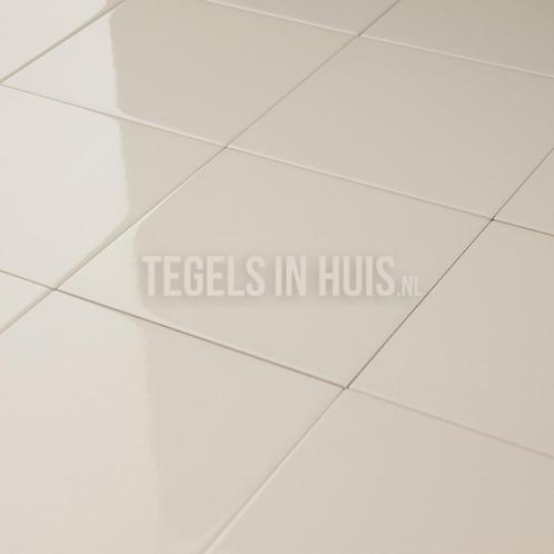 Wandtegel evolution glans cream creme 15x15 cm wandtegel, Doe-het-zelf en Verbouw, Tegels, Wandtegels, Nieuw, 10 m² of meer, Keramiek