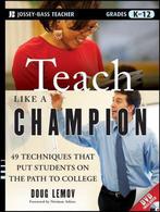 Teach Like A Champion 9780470550472 D. Lemov, Verzenden, Gelezen, D. Lemov
