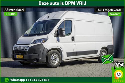 Fiat Ducato 2.2 MultiJet | L2H2 | 3T Trekgewicht | 10, Auto's, Bestelauto's, Lease, Handgeschakeld, Wit, Zwart, Stof, Diesel, Euro 6