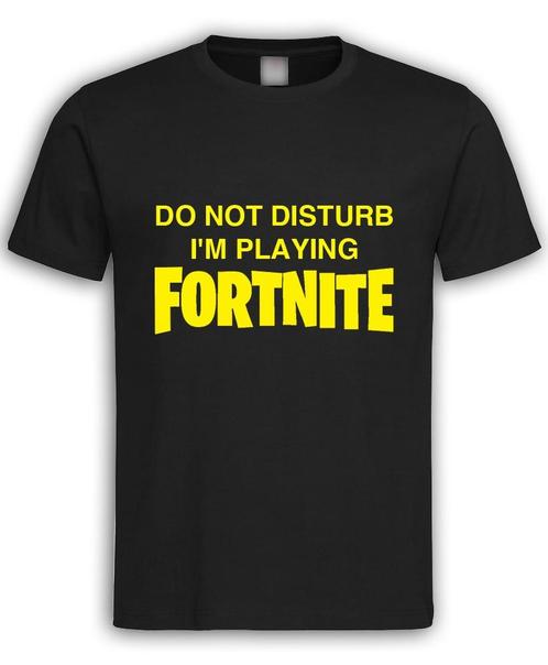 Do not disturb I&#39;m playing Fortnite, Kleding | Heren, T-shirts, Overige kleuren, Nieuw, Overige maten, Verzenden