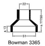 Rubbermof warmtewisselaar Bowman 3365 51 / 22, Watersport en Boten, Bootonderdelen, Ophalen of Verzenden, Nieuw, Motor en Techniek