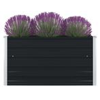 vidaXL Plantenbak verhoogd 100x100x45cm gegalvaniseerd staal, Tuin en Terras, Bloembakken en Plantenbakken, 100 cm of meer, Verzenden