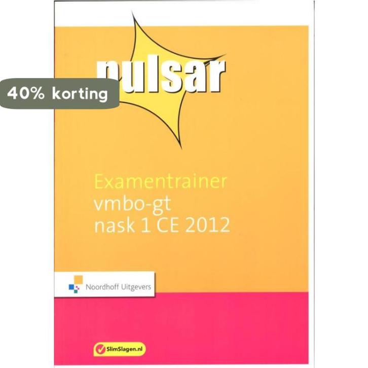 Puls Examentrainer / vmbo gt natuur- en scheikunde 1 CE 2012, Boeken, Wetenschap, Nieuw, Verzenden