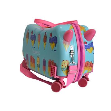 Ride on kinderkoffer- Kinderkoffer - ijscokraam - Handbagage