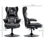 TRUUSK Gaming Stoel Met Schommel- En Kiepfunctie, Ergonomisc, Huis en Inrichting, Bureaustoelen, Verzenden, Nieuw