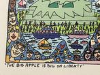 James Rizzi (1950-2011) - THE BIG APPLE IS BIG ON LIBERTY, Antiek en Kunst