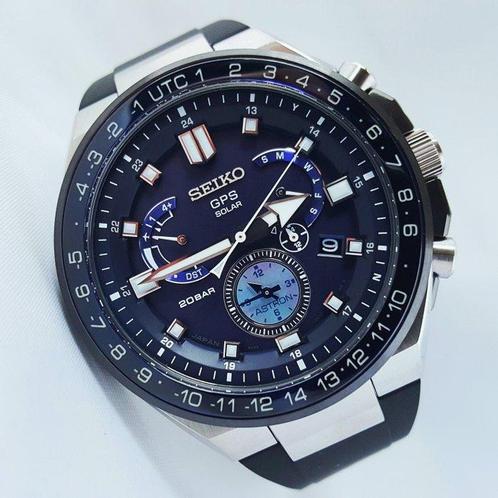 Seiko - ASTRON - GPS - Solar - Ceramic + Titanium - Blue -, Sieraden, Tassen en Uiterlijk, Horloges | Heren