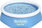 Bestway Fast Set opblaasbaar zwembad - 244x61 cm - Rond, Ophalen of Verzenden, Zo goed als nieuw