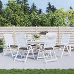 vidaXL Stoelkussens 6 st 50x50x7 cm oxford stof taupe, Huis en Inrichting, Woonaccessoires | Kussens, Verzenden, Nieuw
