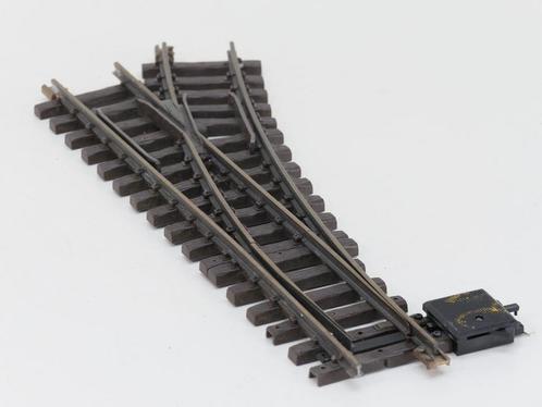 LGB 16040 Handweiche R3 rechts, Schroefbare railverbinder..., Hobby en Vrije tijd, Modeltreinen | Overige schalen, Rails, Gebruikt