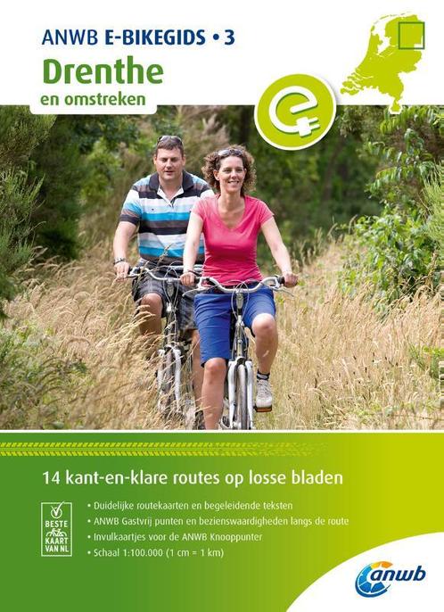 ANWB e-bikegids 3 - Drenthe 9789018043629 ANWB, Boeken, Reisgidsen, Gelezen, Verzenden