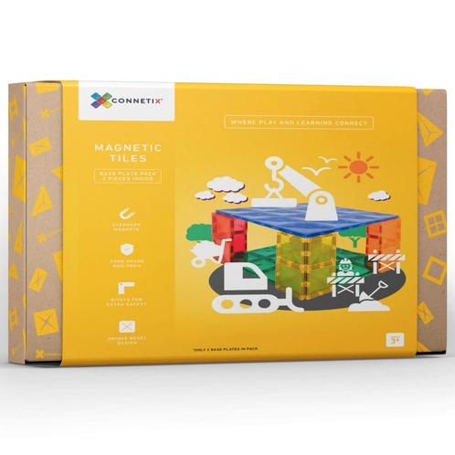 Connetix - 2 basisplaten 30 x 30 cm - magnetisch, Kinderen en Baby's, Speelgoed | Overig